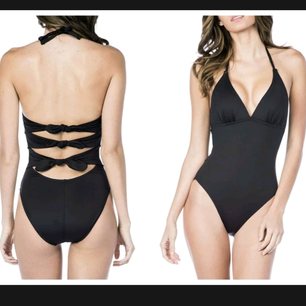 La Blanca multi tie back one piece